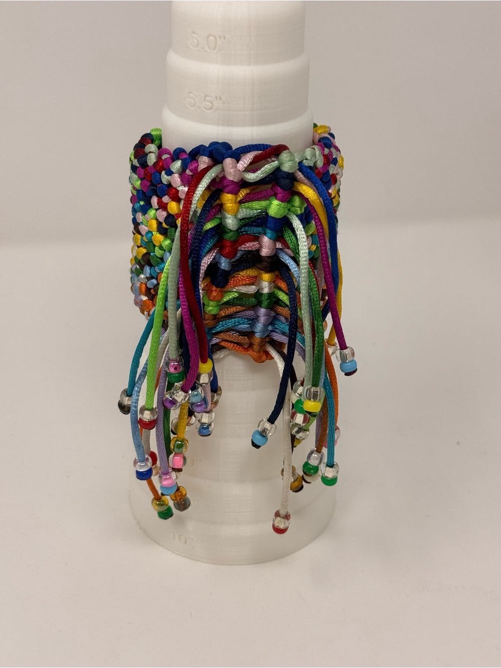 Multicolor Beaded Bracelet - Pack of Adjustable String Bands